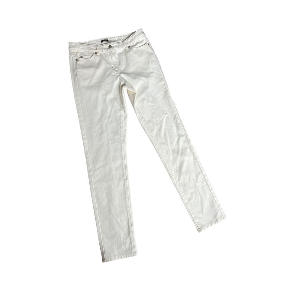 J. McLaughlin Cotton Blend Straight Leg Jeans Women’s Cream Size 6
